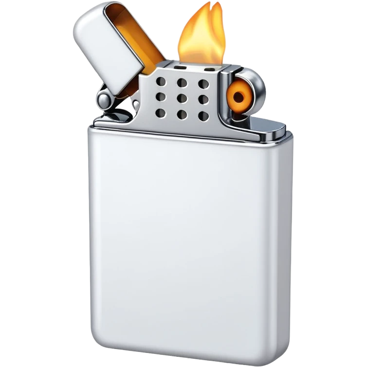white lighter emoji