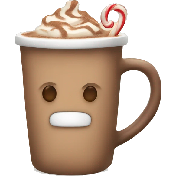 Beige hot chocolate  emoji
