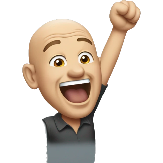 Jeff Bezos cheering emoji