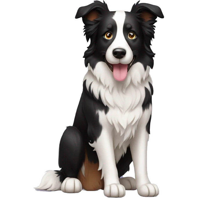 Border Collie Dog Full Body emoji