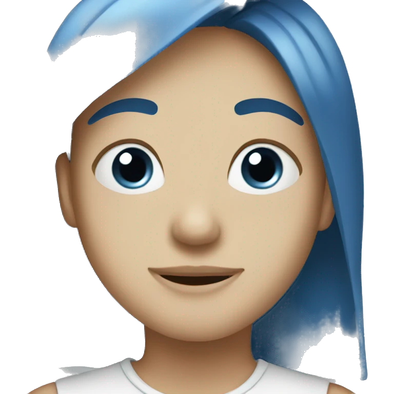 Blue emoji