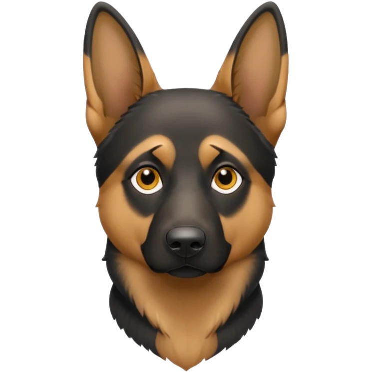 german shepard  emoji