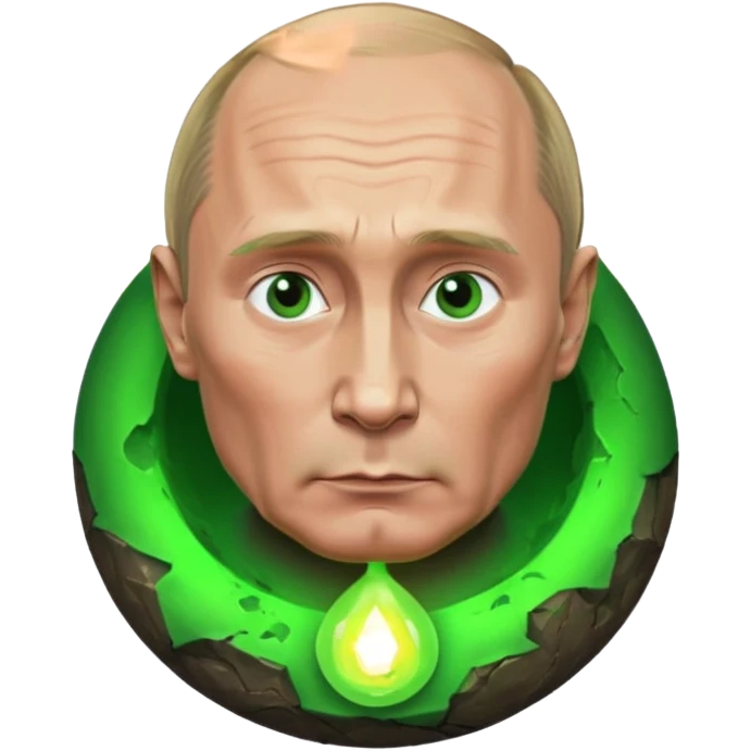 Путин смотрит в эуран emoji