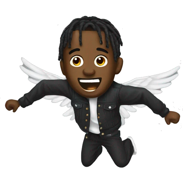 Travis Scott flying emoji