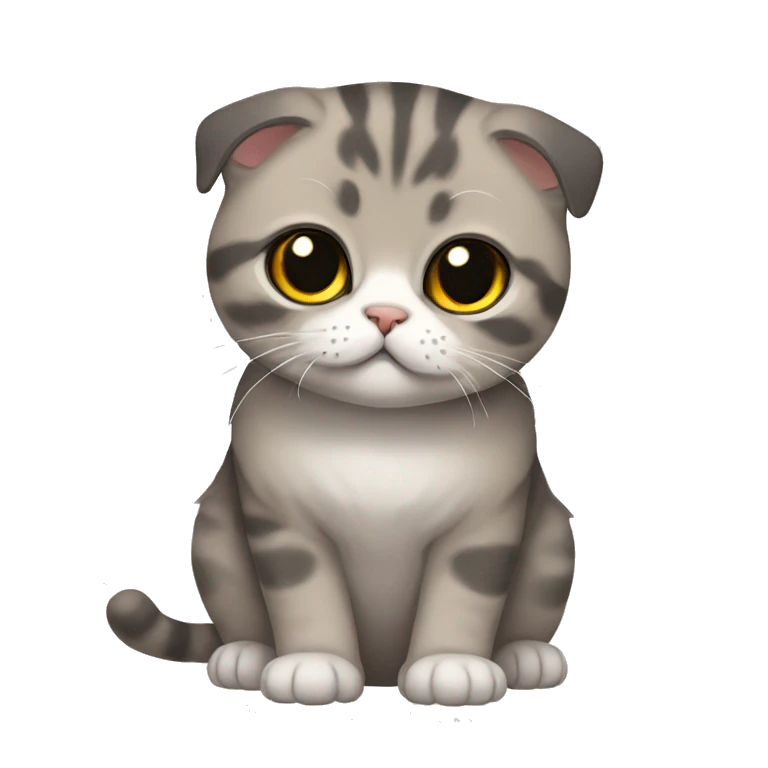 Scottish Fold Cat emoji