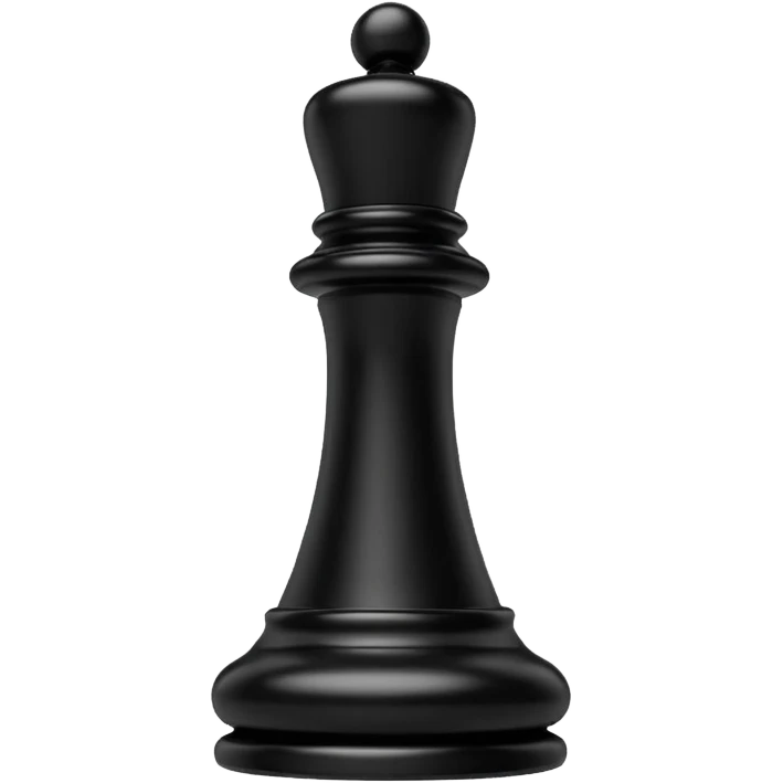 black chess pieces, rook piece emoji