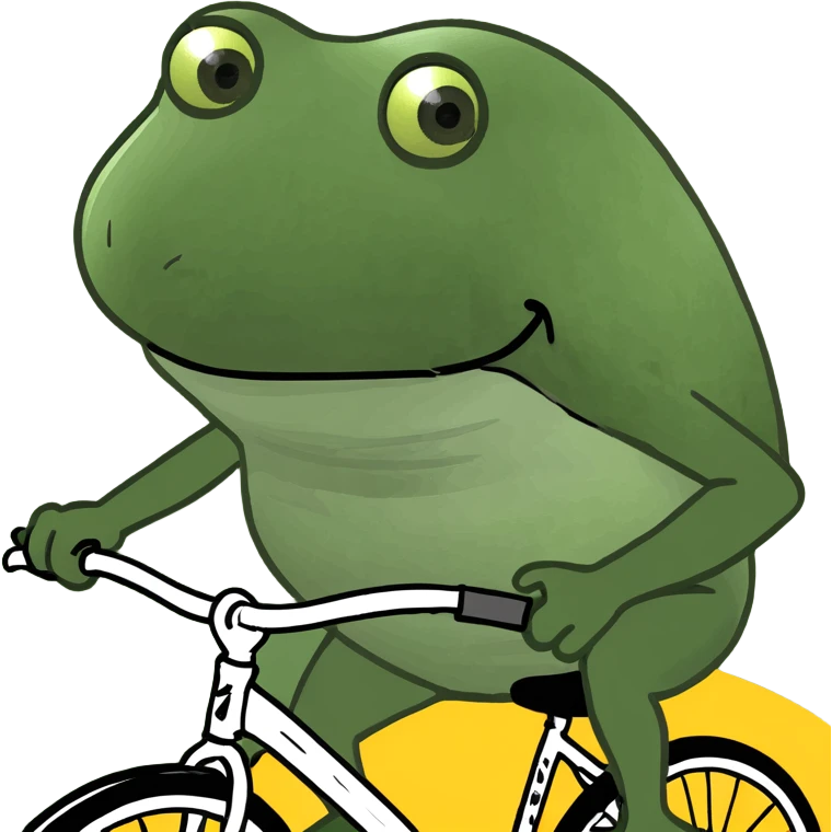 D riding a bike emoji