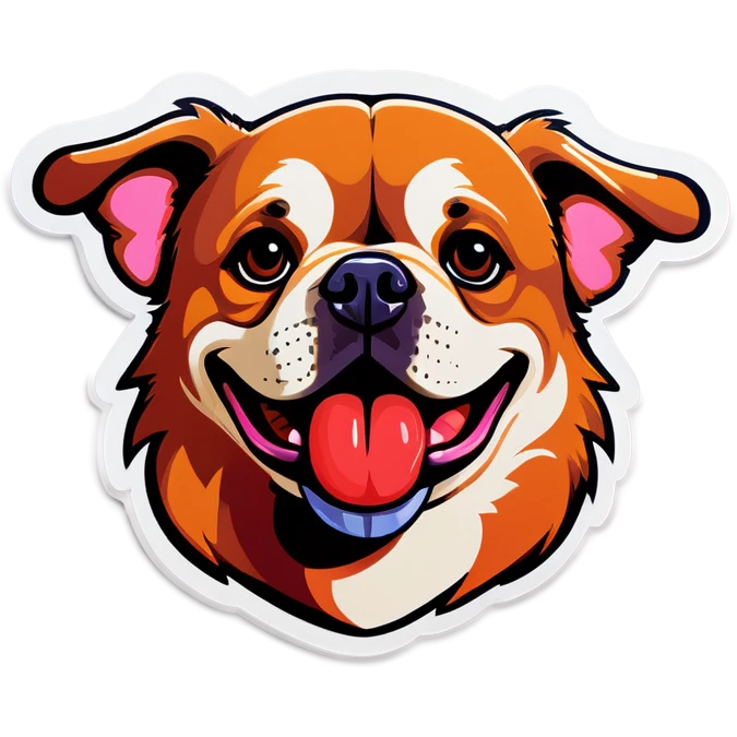 dog with human lips emoji