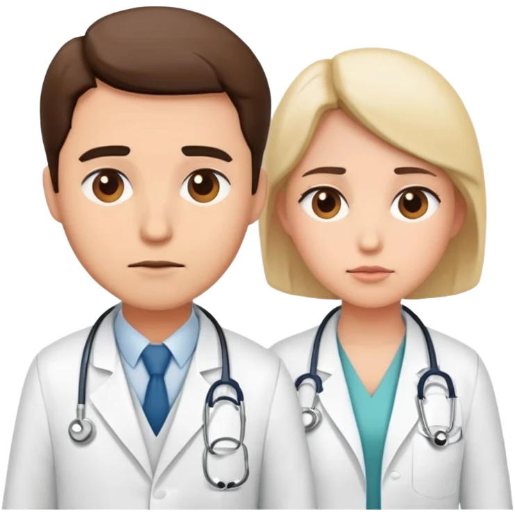 Tired doctors emoji