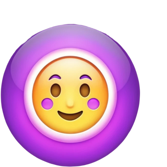 Purple lighting emoji