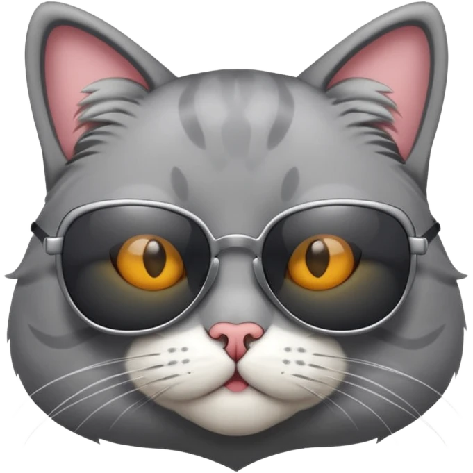 Cat wearing sunglasses emoji