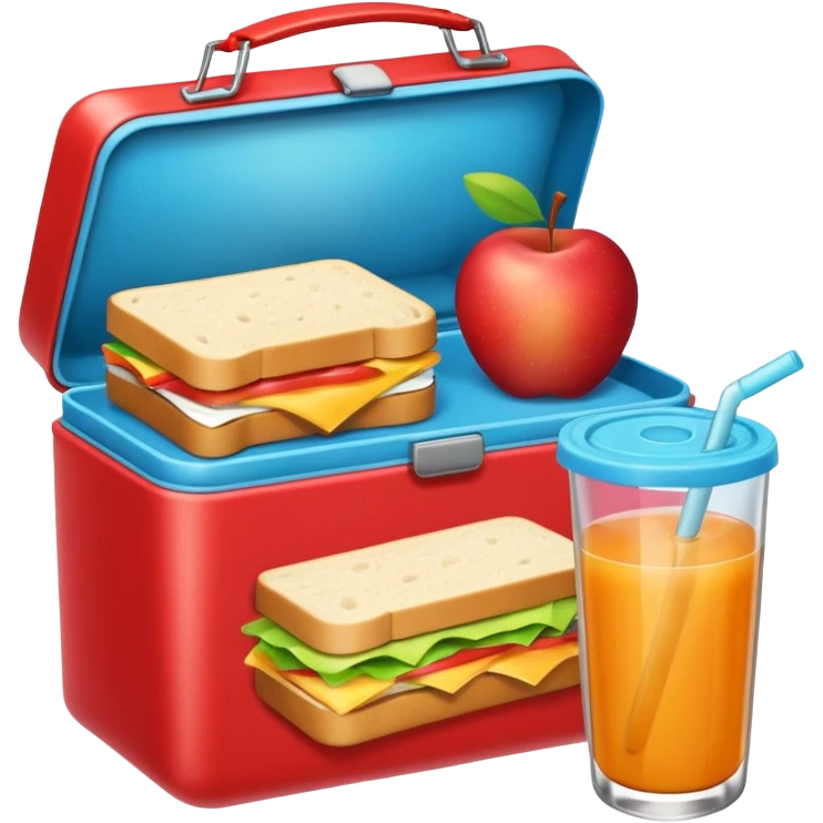 Appetizing lunchbox emoji
