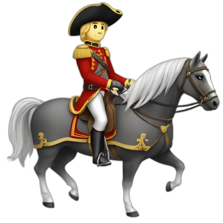 Cavalière sur cheval emoji