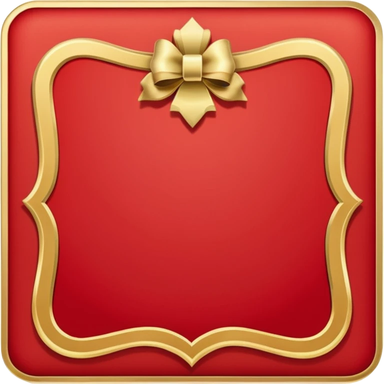 red greeting card emoji