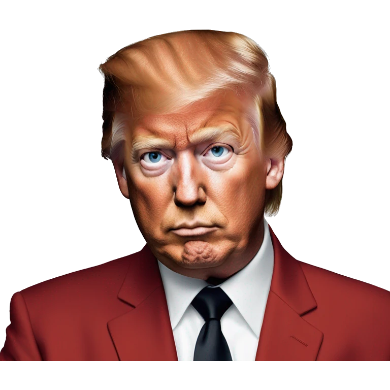 Trump and a redhead man posing on the cover of Vougue magazine  emoji