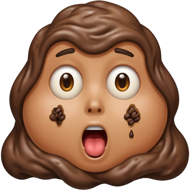 💩+😱 emoji