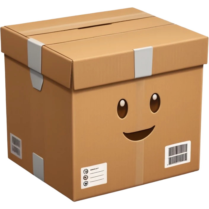 make delivery box  emoji