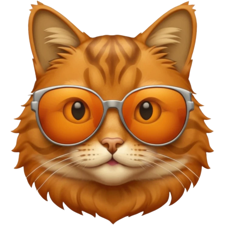 Cat wearing sunglasses emoji