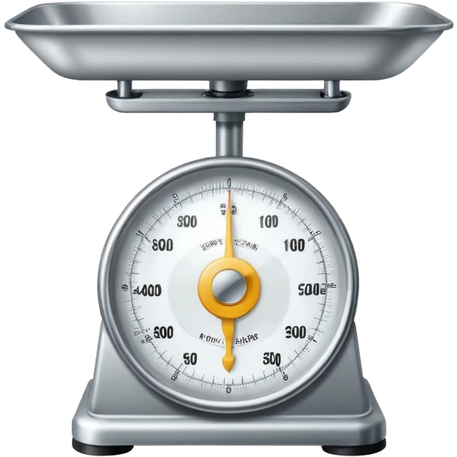 scale weighing scale simple clear no text emoji