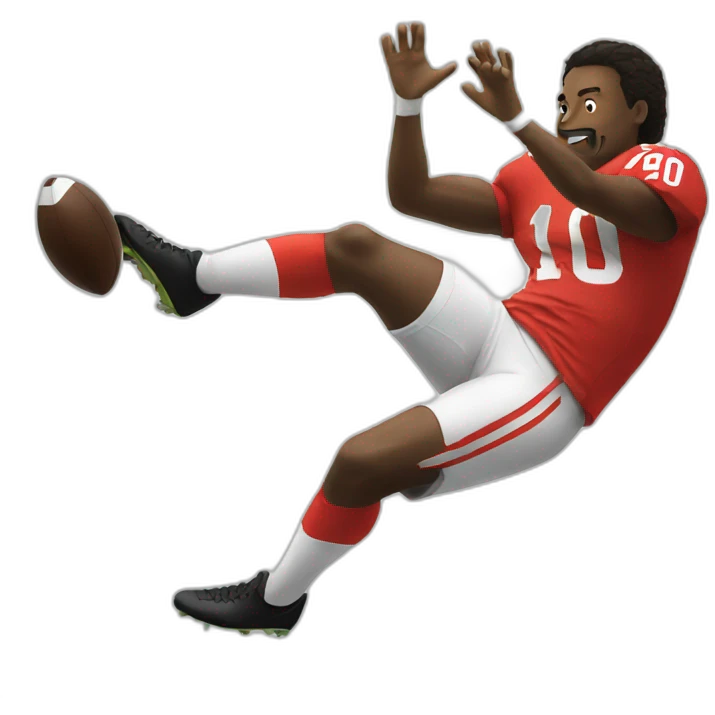 footbal kick emoji