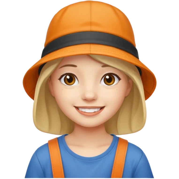 bucket hat girl emoji
