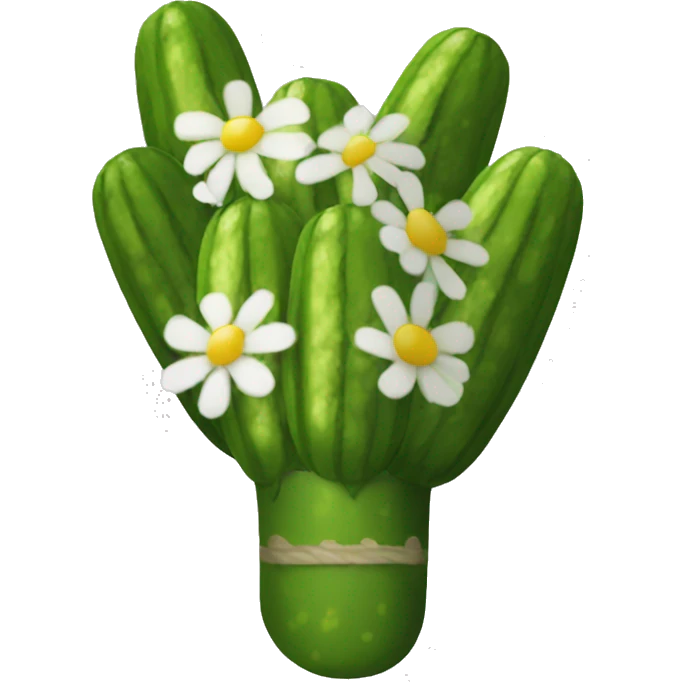 pickle bouquet  emoji