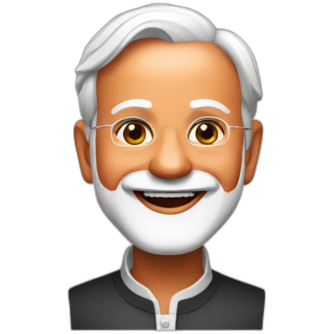 Narendra modi smiling emoji