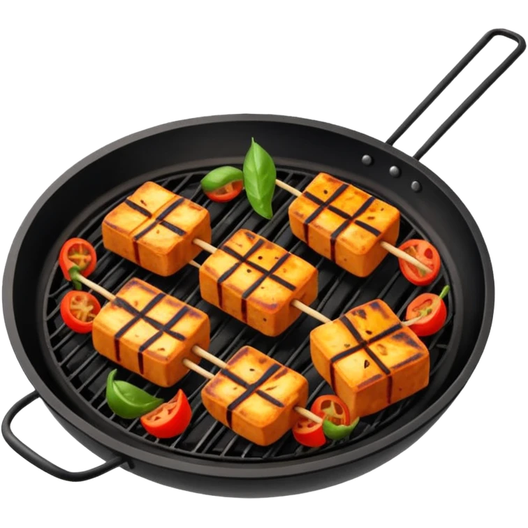 Panner tikka make it realistic  emoji