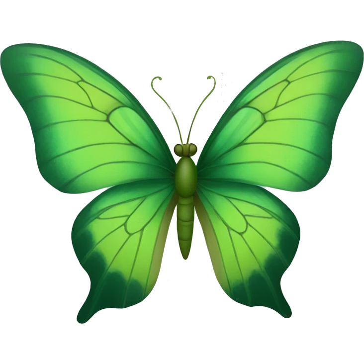 Mariposa verde emoji