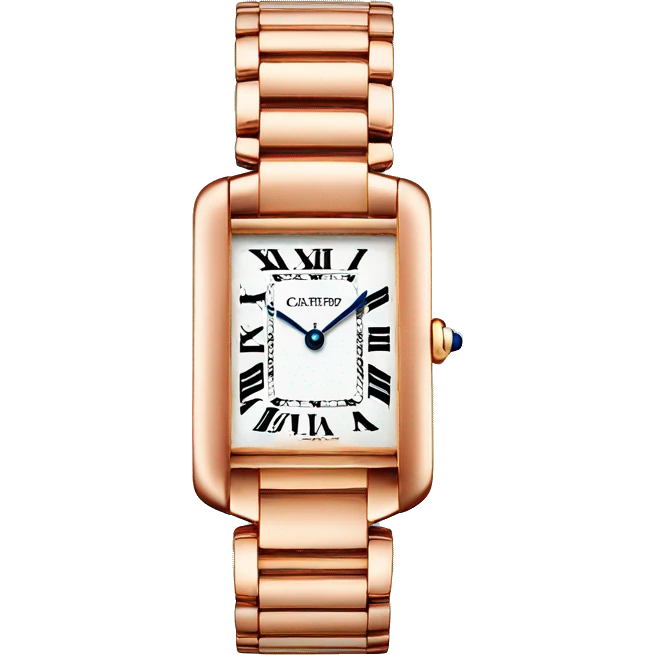 cartier tank watch emoji