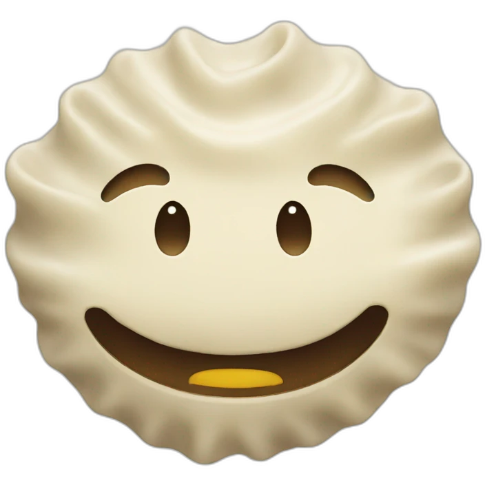 dumpling-smile emoji