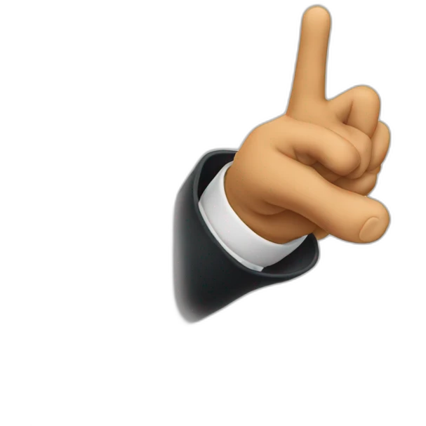 Trump gang sign emoji