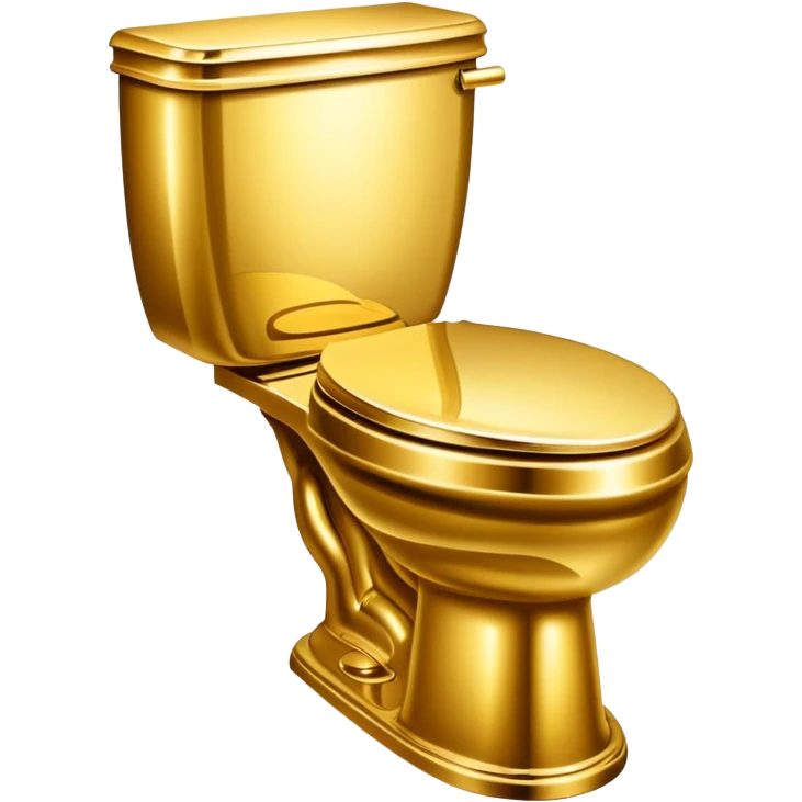 golden toliet emoji