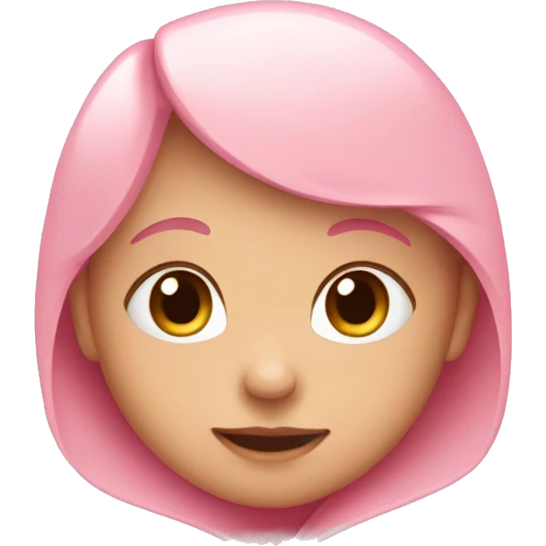 Cute baby pink heart  emoji