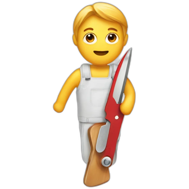 swiss knife human emoji