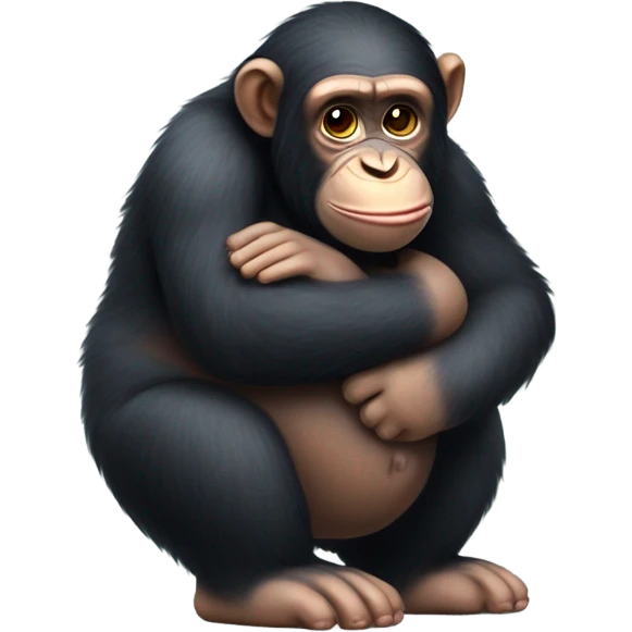 Fattest chimpanzee ever emoji