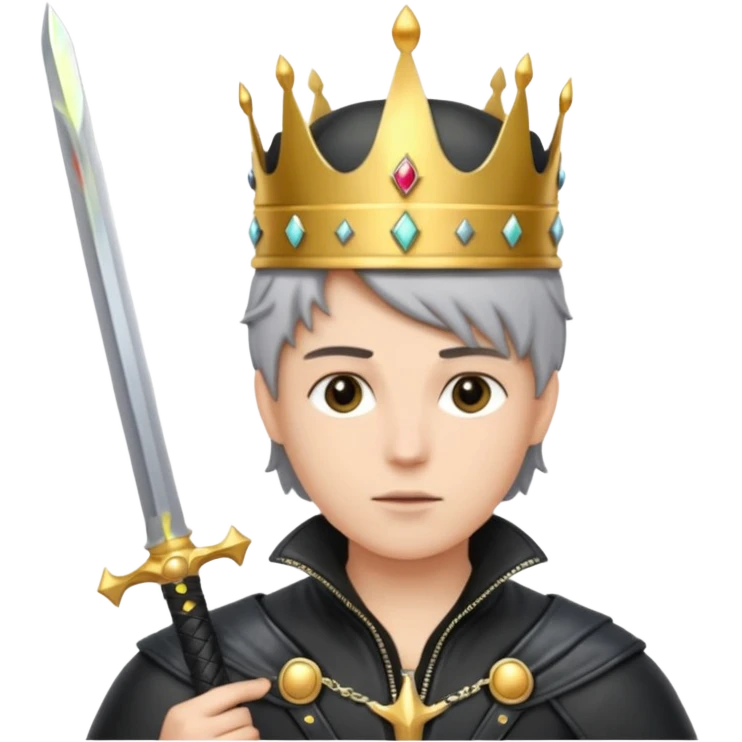 🤣🗡️👑🧥 emoji