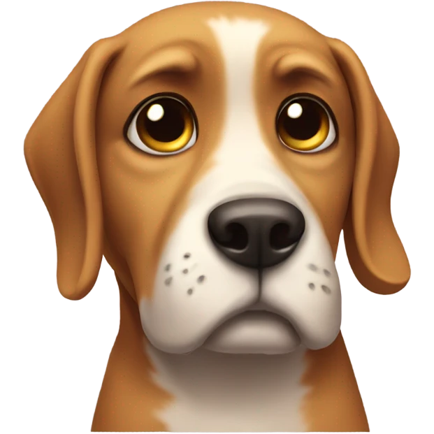 sad dog emoji