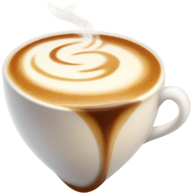 raf coffee with cream and sugar emoji