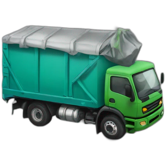 Camión basura emoji