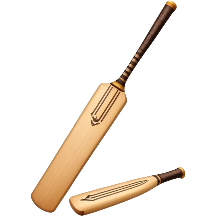 Cricket bat emoji