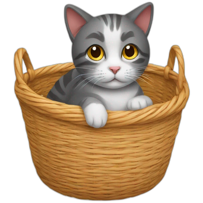 cat in a basket emoji