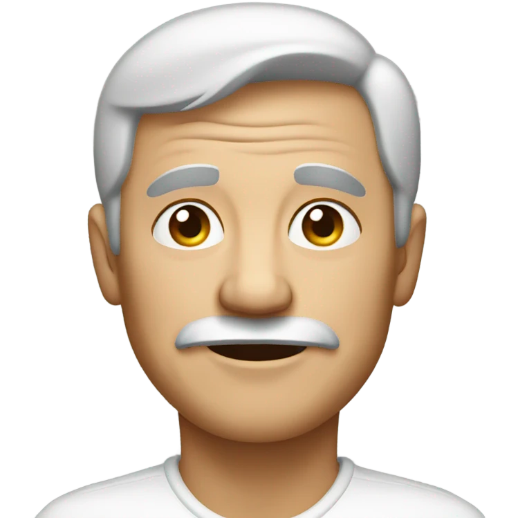 Older and chubbier emoji