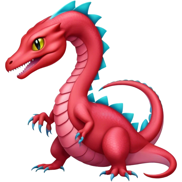 celestial salamence-salazzle-hybrid, full body emoji