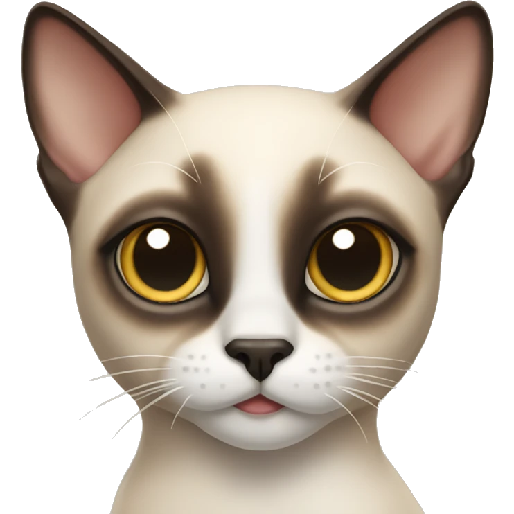 Siamese cat emoji