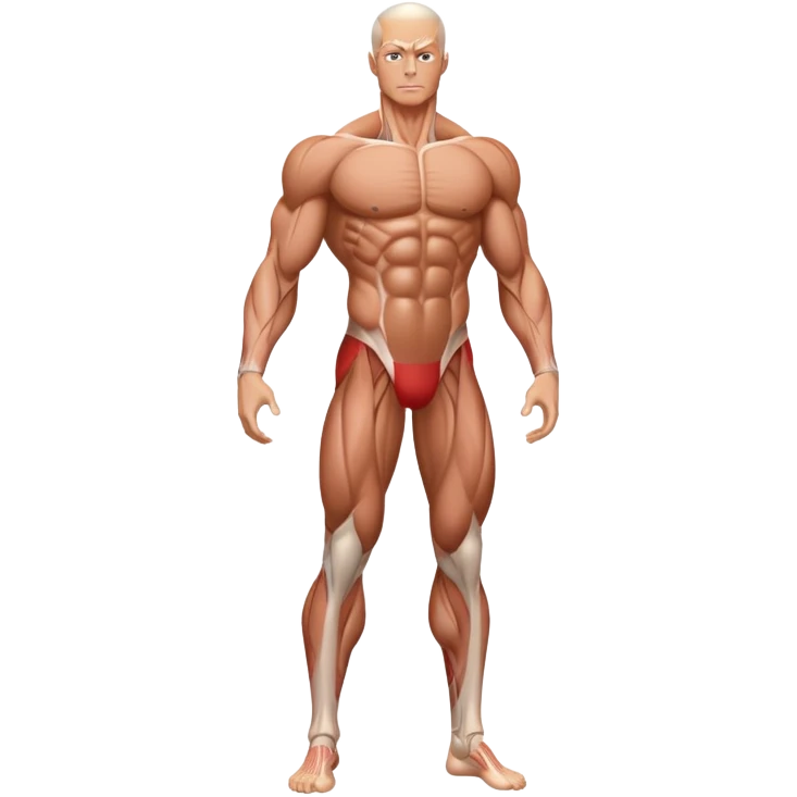 Full human body, anatomical figure, standing position emoji