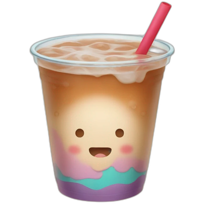 drinking bubbletea emoji