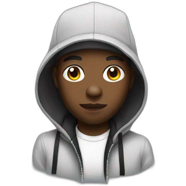Black rapper emoji