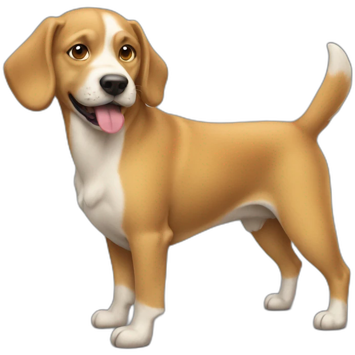 Apple dog emoji