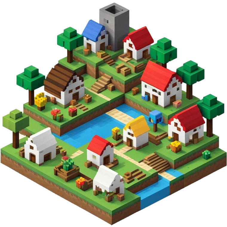 Minecraft village emoji